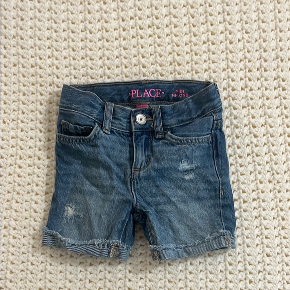 The Children's Place Blue Casual Denim Shorts